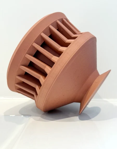 Printnests3d_3D Printed Wood Textured Vase