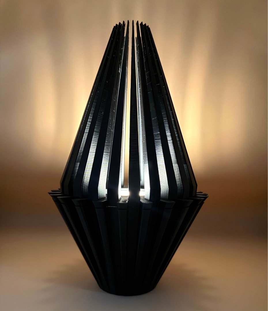 Premium Two-in-One 3D Printed Vase Lamp UK | Modern LED Flower Vase & Ambient Table Lamp