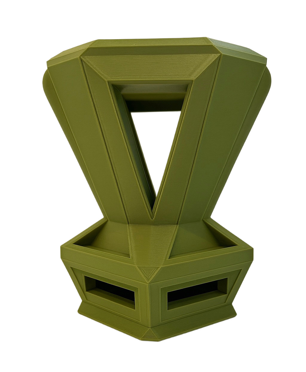 Architectural Black Vase – Bold 3D Printed Art Sculpture for Modern & Stylish Interiors