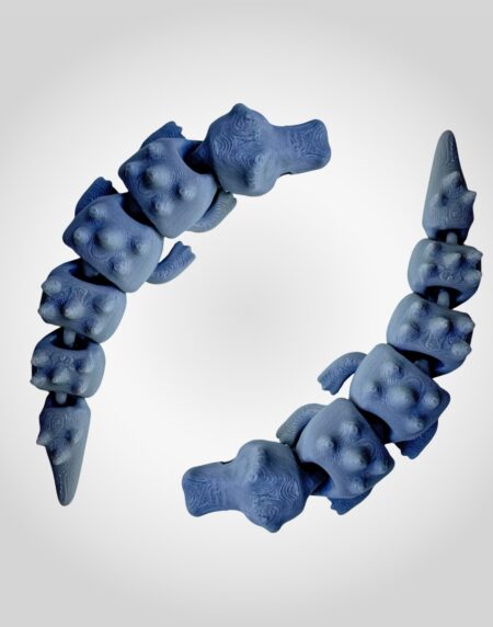 Printnests3d_ 3D Printed Articulated Flexi Croc Keychain