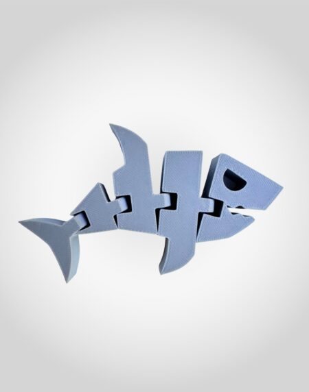 Printnests3d_ 3D Printed Articulated Flexi Fish Keychain