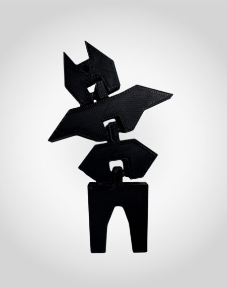 Printnests3d_ 3D Printed Articulated Flexi Keychain