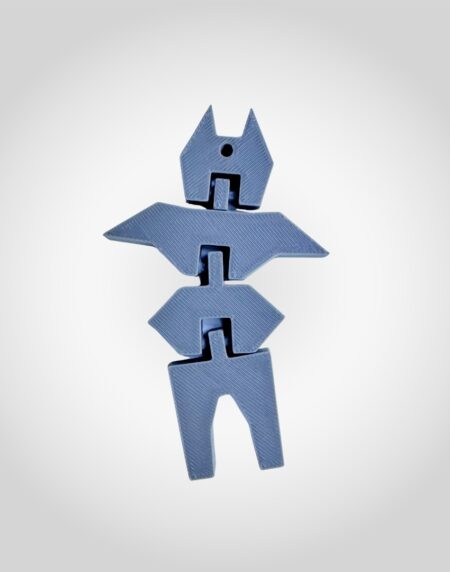 Printnests3d_ 3D Printed Articulated Flexi Keychain
