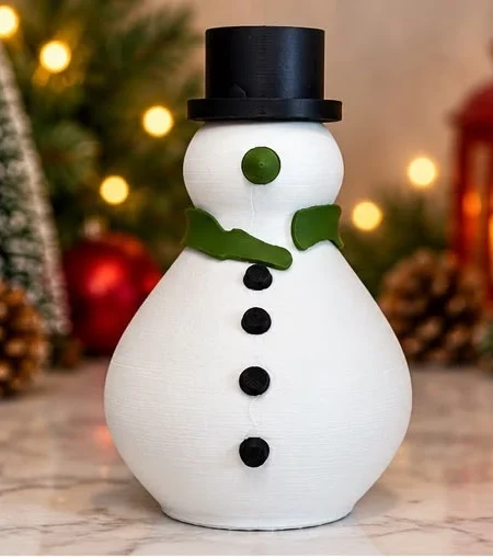 3D Printed Snowman Decor UK