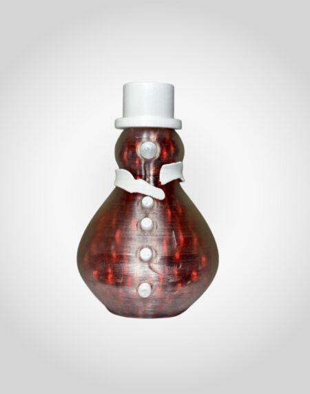 3d Prionted Snow Man Red