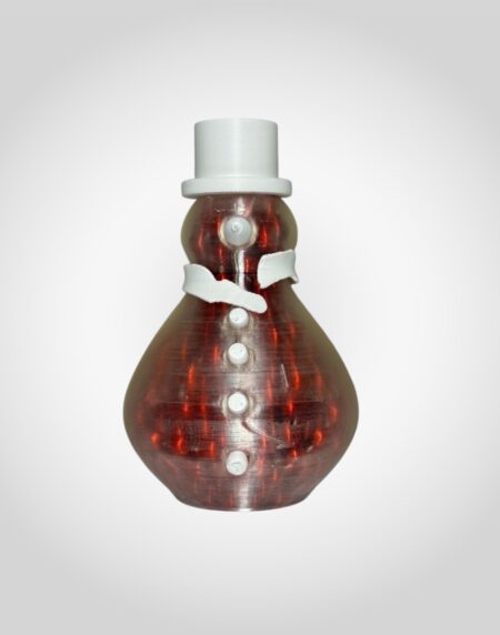 3d Prionted Snow Man Red