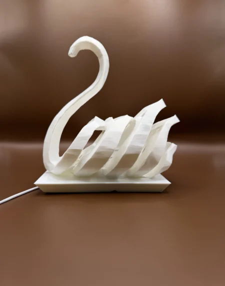 Printnests3d_3D Printed Swan Lamp UK