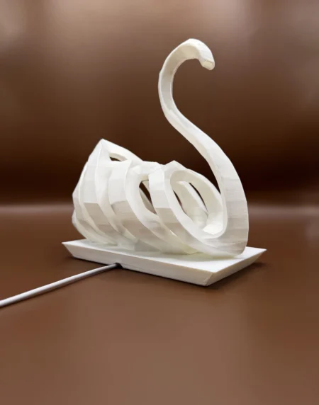 Printnests3d_3D Printed Swan Lamp UK