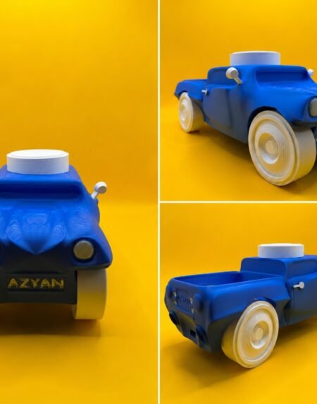 Large 3D Printed Toys pickup truck made from premium PLA with smooth rolling wheels for imaginative children's play in the UK